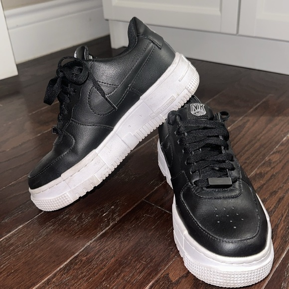 Nike AF1 Pixel leather black - Picture 12 of 13